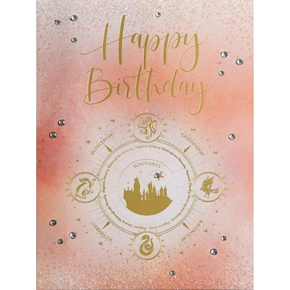 Harry Potter: Hogwarts Constellation Birthday Embellished Card (Other)