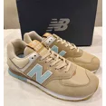 thumbnail image 1 of [New+Defects], New Balance, ML 574BSB, Men's Sneakers, Tan, Size:9 D, 1 of 6