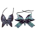 thumbnail image 1 of Sujetador de Danza del Vientre Jinwen para Mujer Azul Negro 2 uds, 1 of 8