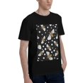 thumbnail image 2 of Bingfone Honey Bees At Night Men'S Loose Fit Short-Sleeve Pocket T-Shirt, 2 of 7
