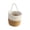 Khaki, variant on Woven Storage Basket, Cotton Rope Organizer, Hanging Wall Storage Basket, Decorative Storage Container With Lightweight Durable Design For Cosmetics Snacks And Small Items
