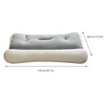 thumbnail image 3 of Oreiller Ergonomique / Oreiller Orthopédique de Lit pour Soulager la Douleur au Cou / Oreiller de Soutien Cervical avec Design Profilé / Alternative à la Mousse Mémoire / Rembourrage en Fibre de Soja / Options Tailles Standard et Grand pour Si, 3 of 4