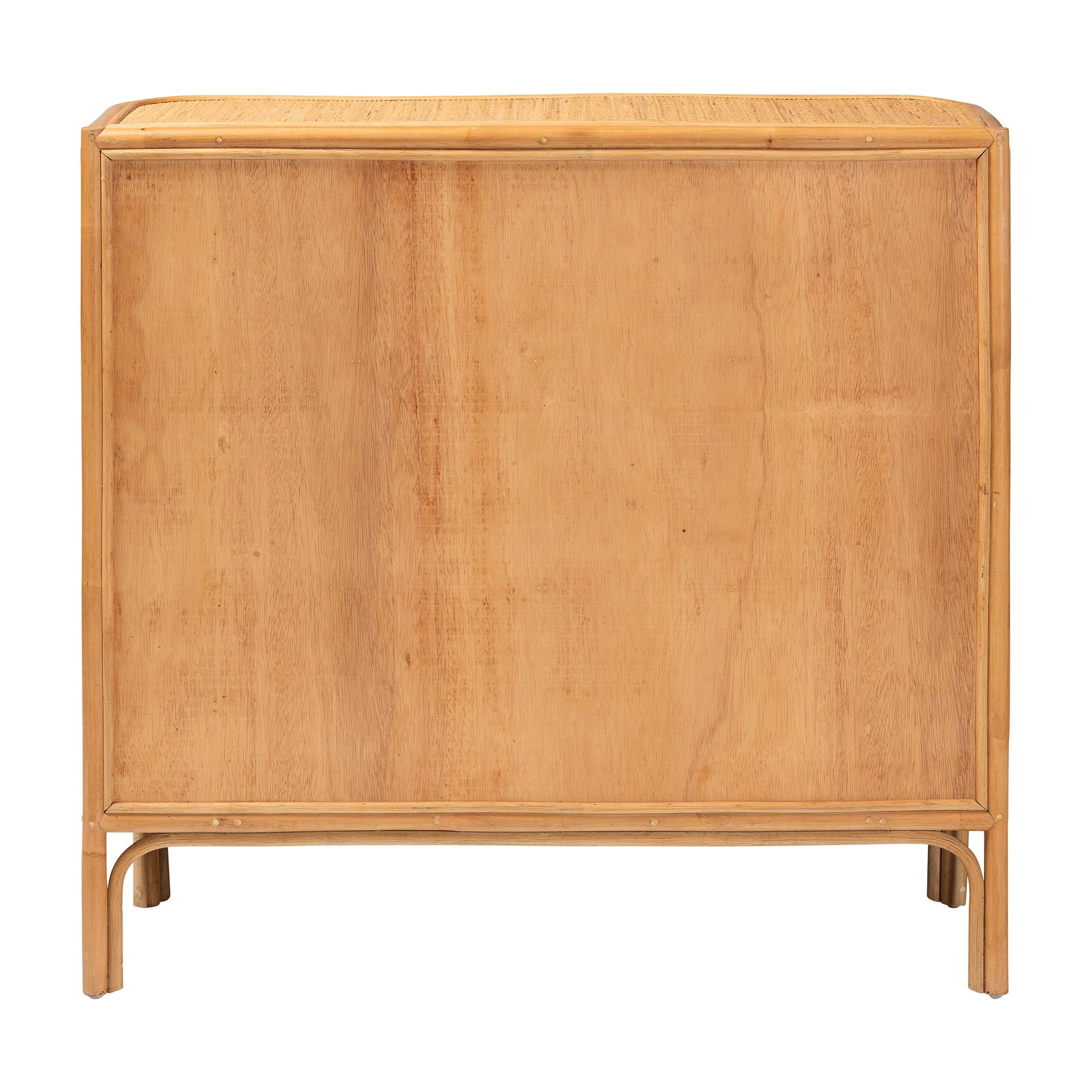 bali & pari Radenza Boho Storage Cabinet, 3-Drawer, Light Honey