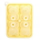 thumbnail image 1 of Nueva bandeja de hielo de cuatro rejillas con forma de oso, molde de silicona para helado casero, paletas de helado, bandeja de hielo amarilla, 1 of 7