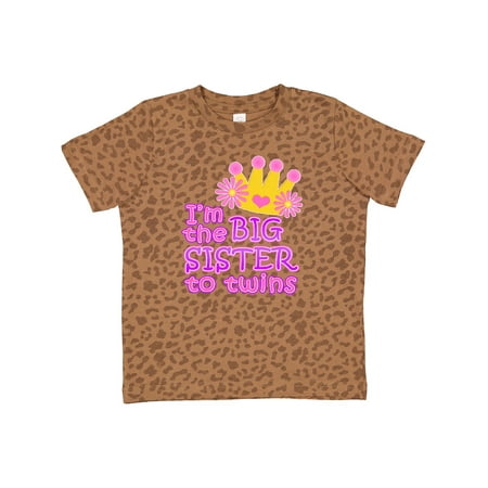 

Inktastic I m the Big Sister to Twins. Gift Toddler Toddler Girl T-Shirt