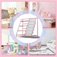 thumbnail image 5 of Metal Kids Bookshelf & Toy Organizer - Montessori Toddler Book Rack, Baby Sling Shelf Nursery Playroom Storage - Space-Saving Display Shelf for Classroom Library Boys Girls, 5 of 11