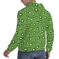 thumbnail image 6 of Lsque Kiwi Fruit Pattern Casual Men's Hoodie,Hooded Sweatshirt with Kangaroo Pocket,Pullover Hoodie-Small, 6 of 7