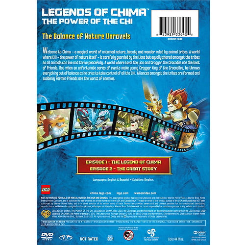 Centrum Par hjemmehørende Lego Legends of Chima: The Power of the Chi (DVD) - Walmart.com