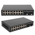 thumbnail image 1 of Ethernet Fiber Media Switch, Tx1310nm Rx1550nm Ethernet Fiber Media Converter 2 Optical Ports  for  US Plug, 1 of 7