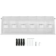 thumbnail image 3 of Walk-in Tunnel Greenhouse, 20 x 10 x 7 ft Portable Plant Hot House w/ Galvanized Steel Hoops, 3 Top Beams, Diagonal Poles, 2 Zippered Doors & 12 Roll-up Windows, White, 3 of 9