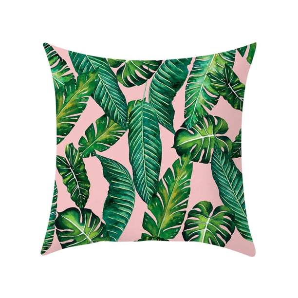 Funda de almohada Moderna Funda de almohada Decorativa para exteriores Funda de almohada cuadrada de lino para sofás, sofás cama y coches 18x18 pulgadas (45 x 45 cm)