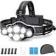 thumbnail image 1 of Headlamp, Head Torch 18000 Lumens 8 LED 8 Lighting Modes, Ultra Powerful LED Headlamp USB Rechargeable 90 Adjustable, 1 of 3