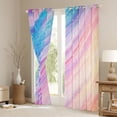thumbnail image 3 of Manfei Psychedelic Galaxy Kids Black Out Curtains, Cartoon Starry Sky Curtains Pack of 2 (42x63 Each), Dreamy Stars Cloud Bedroom Curtains, Curtains and Drapes Decor, 3 of 6
