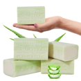 thumbnail image 1 of Jabón botánico australiano de aloe vera con té verde 200 ml x4, 1 of 8