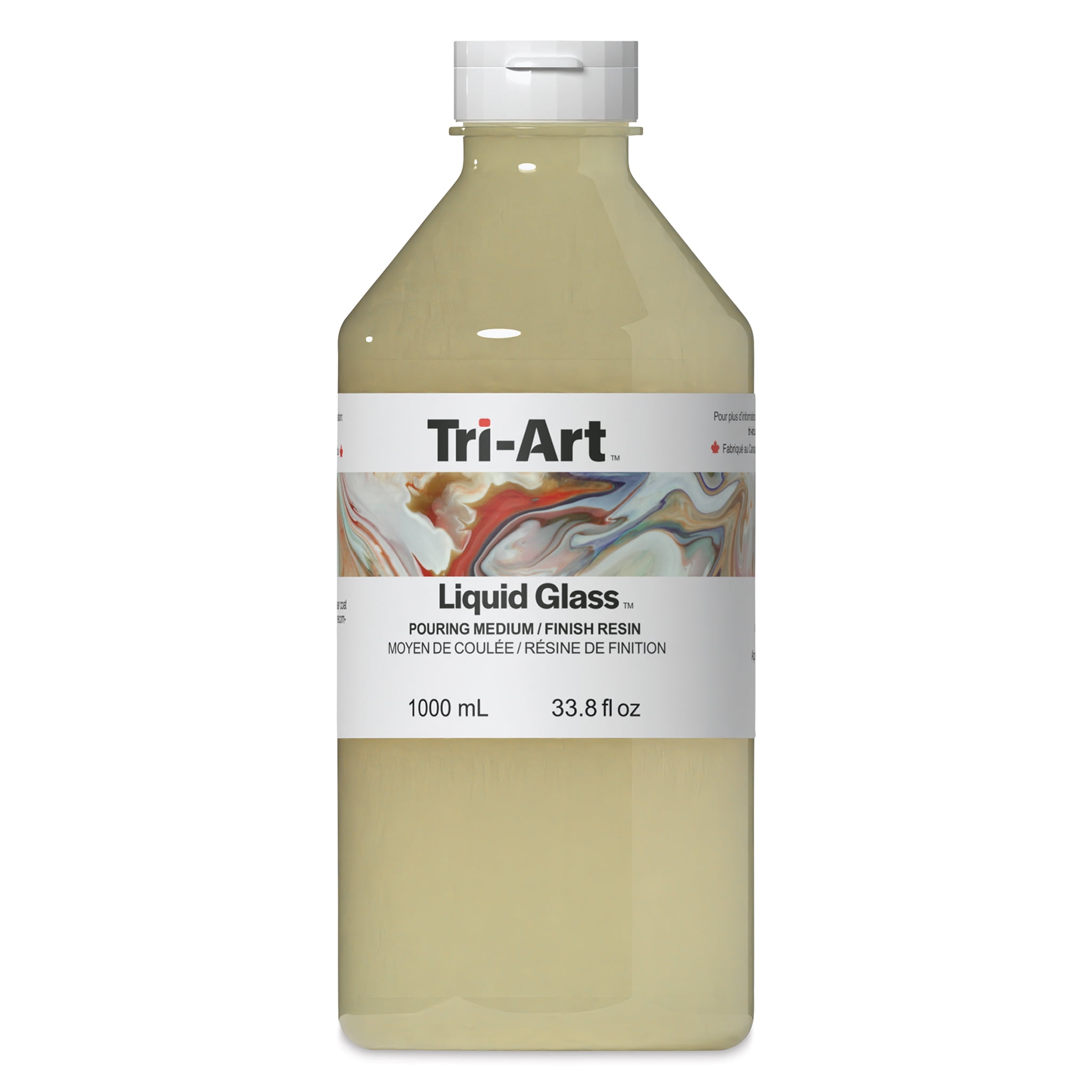 Tri-Art Liquid Glass Acrylic Pouring Medium - 1 L - Walmart.com