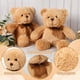 thumbnail image 3 of Peluches HyDren de peluche con forma de oso de peluche, paquete de 2 unidades, 45 cm, con lazo, marrón, 3 of 6