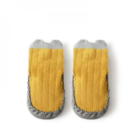 

Malisata Baby Socks With Rubber Soles Infant Sockborn Autumn Winter Children Floor Socks Shoes Anti Slip Soft Sole Sock Foot Socks