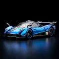thumbnail image 3 of Hot Wheels '21 Pagani Huayra R RLC Exclusive Premium Blue 1-Pack, 3 of 8