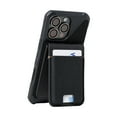 thumbnail image 4 of UAG Slim Wallet Kevlar Black 6 Cards Holder with Kickstand RFID Blocking, Metropolis Magnetic Wallet Compatible with MagSafe for iPhone, Galaxy, 4 of 8