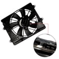 thumbnail image 4 of LABLT Engine Radiator Condenser Cooler Cooling Fan Assembly 2016-2021 Civic DX/LX/SE/EX/Sport HO3115174 190155BAA01 12V Black, 4 of 6