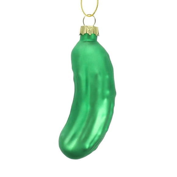 Glass Cucumber Pendant Christmas Pickle Tree Ornament Z0 Hot Ornaments Q19C D5F4