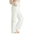 thumbnail image 4 of Juniors' Aeropostale Baggy Utility Cargo Pants Color: Dark Black Size: LARGE, 4 of 4