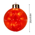 thumbnail image 3 of Feledorashia Christmas Ball Decoration Outdoor LED Luminous Holiday Pendant, Weather-Resistant Christmas Yard Ornament, Energy-Efficient LED Lights, Easy to Install Festive Hanging Decoration, 3 of 8