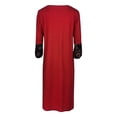 thumbnail image 5 of CHUANK Robe Jupe Femme Jeune Adulte Mode Positionnement Imprimée Manches Longues Longue avec Poches, 5 of 5
