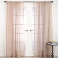 thumbnail image 4 of SARO C024.W54108 54 x 108 in. Zephyr Rod Pocket Sheer Window Curtain Panel  White, 4 of 5