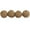 Brown Handmade Decorative Ball Solid Round S/4 4"D, variant on DecMode White 4" Handmade Decorative Ball Jute Orbs & Vase Filler (4 Count)