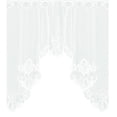 thumbnail image 4 of Naxoaeo Clearance Rustic Crochet Curtain Valance for Living Room Vintage Lace Curtains for Kitchen Window Boho Curtain Tiers for Cafe Window Rod Pocket Hollow Sheer Room Divider Curtains, 4 of 5