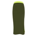 thumbnail image 3 of Franhais Women Bandeau Off-shoulder Tops Contrast Color Sleeveless Tops/ High Waist Long Skirt, 3 of 8