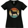 thumbnail image 3 of Inktastic Bloodhound Dog Lover Women's Plus Size V-Neck T-Shirt, 3 of 5