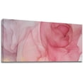 thumbnail image 1 of Rosework Framed Canvas Wall Art, 48x24 Inch, Watercolor Pink Marble Stone Painting, Made In USA, 1 of 6