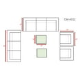 thumbnail image 4 of Living Source International 10 Piece Rattan Sectional Seating Group with Cushions Mixed Grey 10-Piece Sets, 4 of 5