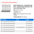 thumbnail image 2 of Spark Plug Wire Set - Compatible with 2014 - 2022 Chevrolet Silverado 1500 Crew Cab Pickup 4-Door - Replacement, 2 of 3