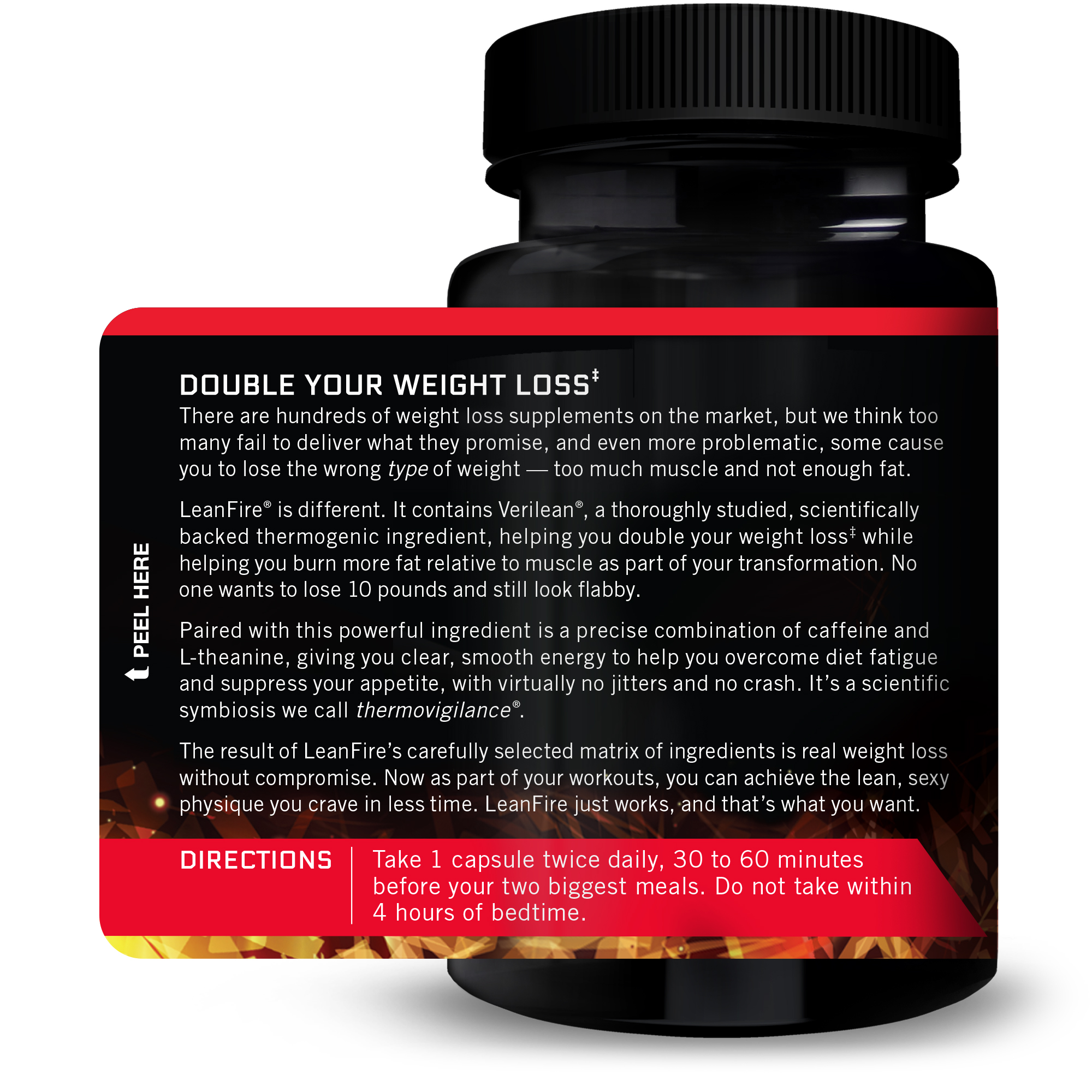 Force Factor LeanFire Weight Loss & Appetite Control Supplement with Green Coffee Bean, 30 Capsules - image 3 of 10