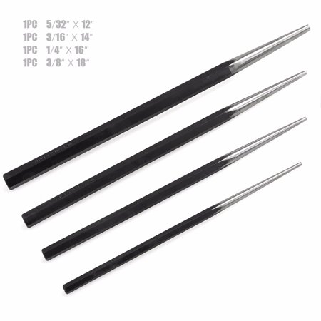 - Long Tapered Alignment Drift Punch Set, 4PC