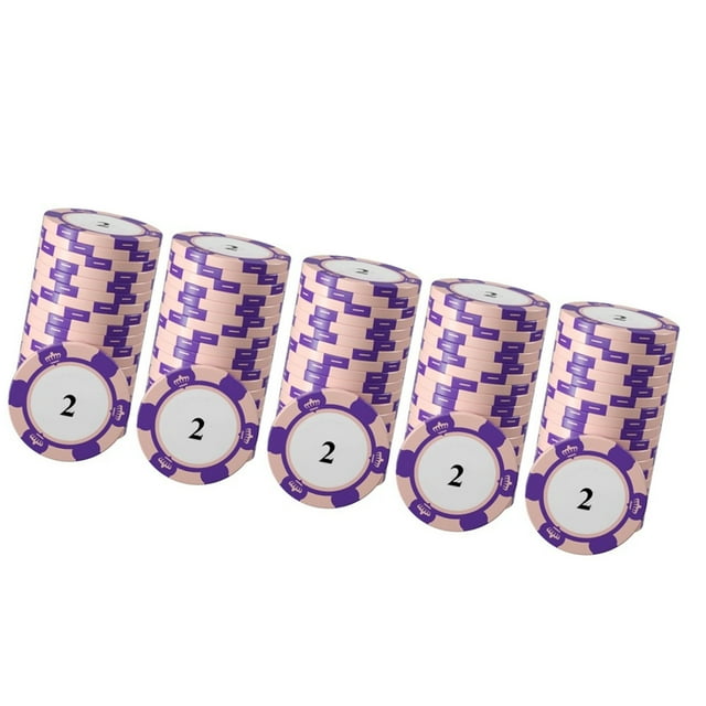 Ensemble de 20 Pcs de Jetons de Poker Portables avec Impression Transparente et Finition Arrondie pour Jeu de Table