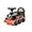 Black, variant on OLAKIDS Kids Ride On Train with Track, 6V Electric Toy with Lights and Sounds, Retractable Footrest, Under Seat Storage, Christmas Theme Battery Powered Gift for Toddlers Boys Girls