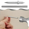thumbnail image 2 of Lttoisl Furenl Double-Headed Skirting Nails, Invisible Carbon Steel Fasteners for Wood Trim & Baseboards, Seamless Installation Hardware, Includes Sleeve Tool, 100-Piece Pack, 2 of 8