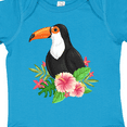 thumbnail image 4 of Inktastic Toucan with Hawaiian Flowers Boys or Girls Baby Bodysuit, 4 of 5