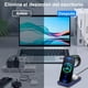 thumbnail image 3 of Cargador Inalámbrico Lostrain Blanco 3 en 1 Multi-Protección para iPhone Huawei Xiaomi y AirPods, 3 of 7
