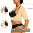 thumbnail image 3 of Women's Arm Shapewear Plus Size Compression Short Sleeve Garment U Shaped Body Shaper, 3 of 6