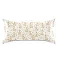thumbnail image 3 of Haosy Satin Pillowcase for Hair and Skin Standard Cooling Silk Pillow Case with Envelope Closure Giraffe Yellow Heart Star 20"x26", 3 of 9