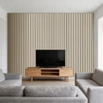 thumbnail image 6 of PVC Wallpaper TV Background Wall Sticker, Waterproof Thickened Shading Decorative Panel, Home Wall Decor, Beige, 6 of 6