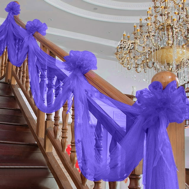 Event Party Decor Wedding Birthday Party Decorations Bridal Shower Decorations Stair Chair Decoration Yarn 10m Packing