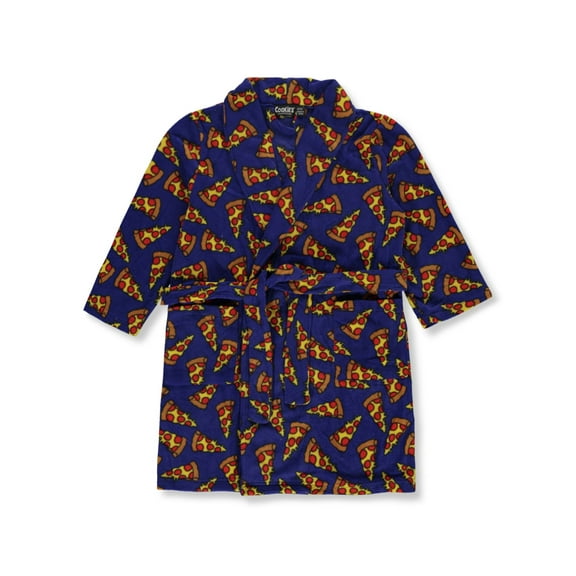 Cookie's Boys' Plaid Bathrobe Color: blue/multi Size: 4 - 5