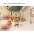 thumbnail image 4 of Stackable Clear Plastic Hair Accessory Containers Jewelry Storage Organizer With Lids (set Of 4), 4 of 5