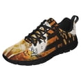 thumbnail image 2 of Golden Retriever Happy Halloween Running Shoes Sneakers Mesh Black Size 4, 2 of 5